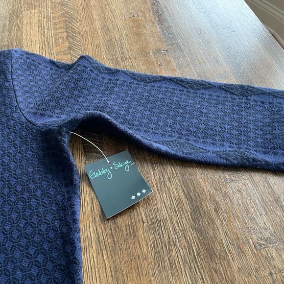 NWT Gabby Skye Navy Dress - size s - Picture 5 of 6